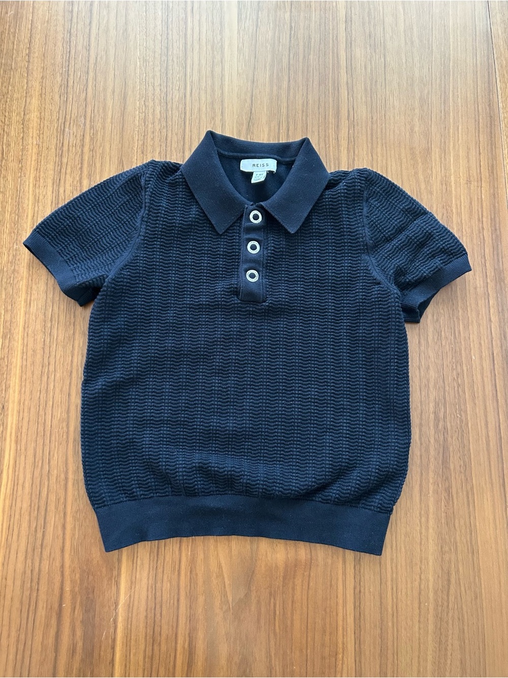 Reiss Kids' Pascoe Jr. Textured Polo
Sweater
Navy
Preppy
Classic
Designer
7-8